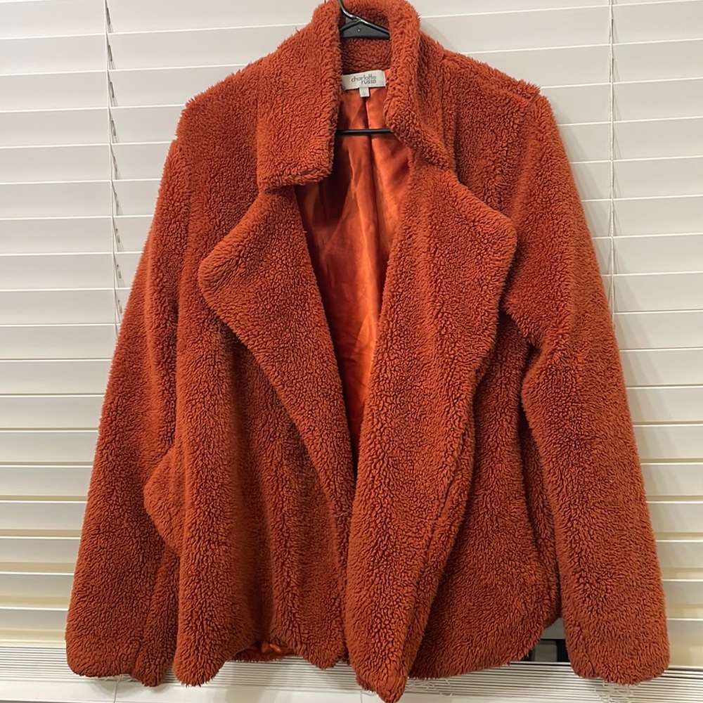 Teddy bear brown jacket puffy fluffy